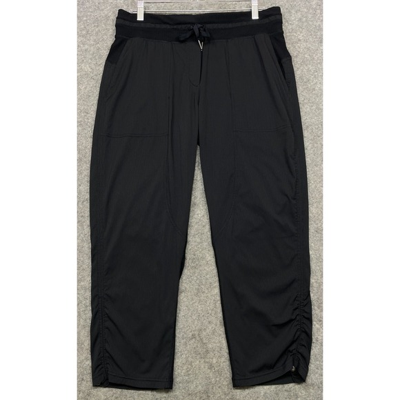 Lululemon Dance Studio Mid Rise Cropped Pants Black 10 - Picture 2 of 16